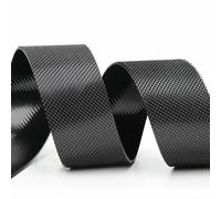Nastro elastico in nylon con chiusura a strappo da 1 metro, senza strisce adesive, per cucito fai da te, 20/25/30/38/50/100 mm, solo nero, gancio da 30 mm, 1 metro
