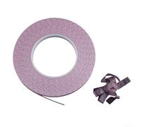 Nastro elastico per esche da pesca in mare, 100 m, luminoso, con texture a punti neri, per esche morte e avvolgimento di maschere (rosa maculato)