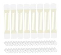 Nastro elastico per sollevamento collo con 40 cuscinetti adesivi, 8 strisce traspiranti per ridurre le rughe delicate sulla pelle, supporto invisibile per un aspetto liscio