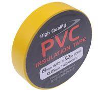 Nastro Elettrico Isolante in PVC Giallo Switch Electronics 5 x 19mm x 33m
