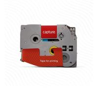 Nastro etichettatrice Capture CA-TZE731 verde nero 12 mm x 8 m plastica