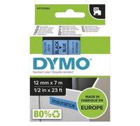 DYMO D1 etichette originali | 12 mm x 7 mm | stampa nera su blu | etichette autoadesive per etichettatrice LabelManager | 1 Pezzo