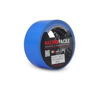 NASTRO FACILE 1PC Nastro Telato Multiuso Impermeabile 50mm x 25metri | Adesivo Hot Melt Ad Alta Adesione, Si Strappa a Mano, Resistente a Freddo E Ideale Su Ogni Superficie - Blu