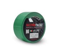 NASTRO FACILE 1PC Nastro telato multiuso impermeabile | Adesivo Hot Melt ad alta adesione, si strappa a mano, resistente a freddo e ideale su ogni superficie (Verde, 50 x 25)
