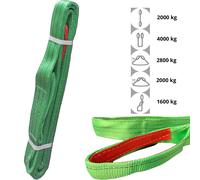 Nastro Fascia di Sollevamento Cinghia Imbracatura per Carichi Pesanti Max 6000kg