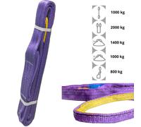 Nastro Fascia di Sollevamento Cinghia Imbracatura per Carichi Pesanti Max 6000kg