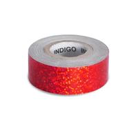 Nastro fodera rotolo adesivo decorativo per ginnastica ritmica Crystal Indaco 20 mm x 14 m (rosso)