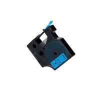 Nastro for etichette 45013 D1 da 12 mm compatibile con Dymo, LabelManager 100 150 160 200 250 210D 260P 280 360D 420P Cassetta for etichette Nero su bianco 1/2"(45016)