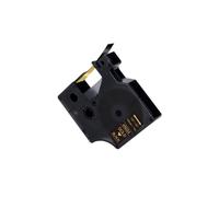 Nastro for etichette 45013 D1 da 12 mm compatibile con Dymo, LabelManager 100 150 160 200 250 210D 260P 280 360D 420P Cassetta for etichette Nero su bianco 1/2"(45024)