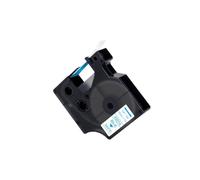 Nastro for etichette 45013 D1 da 12 mm compatibile con Dymo, LabelManager 100 150 160 200 250 210D 260P 280 360D 420P Cassetta for etichette Nero su bianco 1/2"(45014)
