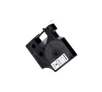 Nastro for etichette 45013 D1 da 12 mm compatibile con Dymo, LabelManager 100 150 160 200 250 210D 260P 280 360D 420P Cassetta for etichette Nero su bianco 1/2"(45013)