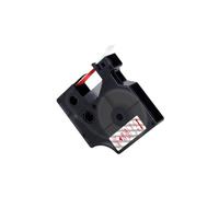 Nastro for etichette 45013 D1 da 12 mm compatibile con Dymo, LabelManager 100 150 160 200 250 210D 260P 280 360D 420P Cassetta for etichette Nero su bianco 1/2"(45012)