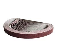 Nastro for levigatrice a nastro, 10 pezzi/set di nastri da 760 * 25 mm, carta vetrata for lucidatura di legno e metalli morbidi da 120-240 grane(180#)