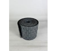 Nastro frangivista in polietilene STOCKCLOTURE oscurante, in rattan sintetico, 255 cm x 10 cm, colore: grigio antracite