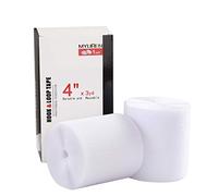 Nastro Gancio e Anello da Cucire Non Adesivo Hook & Loop Striscia (2.7m x 10cm,Bianco)