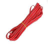 Nastro grosgrain a pois da 12 colori, accessori per cucire indumenti, fai da te, decorazioni artistiche e artigianali, nastri per dolci da matrimonio, 5 yard, 10 mm, rosso