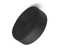 Nastro grosgrain; larghezza 20 mm; nero; 10 metre rotolo di buona qualità