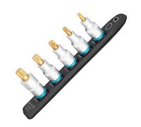 Nastro HAZET 990-SR/5 | Smart-Rail con fondo magnetico, 5 bussole, attacco: quadrato 12,5 mm (1/2 pollice), uscita: Profilo interno multidente XZN | Nastro in plastica per chiavi a bussola".