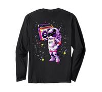 Nastro Hip Hop Astronauta EDM Rave BPM Addict Sober ART SUL RETRO Maglia a Manica