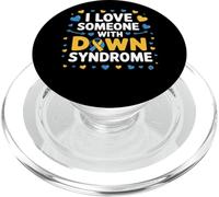 Nastro "I Love Someone With Down Syndrome" PopSockets PopGrip per MagSafe