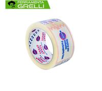 Nastro imballo ppl trasparente (pp 31) - mm.50h. in rotoli da mt.66 - 36 pz