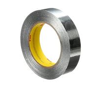 Nastro in alluminio 3M 425, argento, 38 mm x 55 m, 4,6 mil, 24 rotoli per custodia