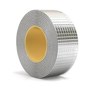 Nastro in bitume autoadesivo, impermeabile, per riparazione, 50 mm x 10 m, per terrazze, giardino, piscina, casa, nastro di riparazione resistente alle intemperie (50 mm x 10 m)