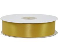 Nastro In Doppio Raso Alto 40 Mm Per 50 Mt Bomboniere Fai Da Te Nozze Nascite Wedding (Oro)