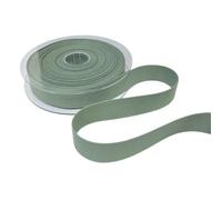 Nastro in doppio velluto bobina da 10 o 15 metri VARI COLORI varie altezze Eleganza Morbidezza e Versatilità per Ogni Creazione (Verde Salvia, 25mm x 15 metri)