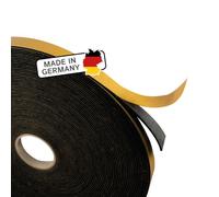 Nastro in feltro autoadesivo 15 mm di larghezza, 1,5 mm di spessore, 5 m di lunghezza, nero, versatile per finestre e porte