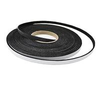 Nastro in feltro autoadesivo, larghezza 20 mm, spessore 3,0 mm, lunghezza 20 m, rotolo di feltro, protezione dai rumori (2 cm di larghezza, 3,0 mm di spessore, 20 m di lunghezza, nero)