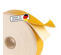 Nastro in feltro autoadesivo largo 50 mm, spessore 3 mm, lunghezza 10 m, bianco versatile, ideale come rotolo di feltro per sedie e mobili pesanti