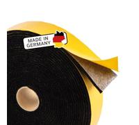 Nastro in feltro autoadesivo largo 50 mm, spessore 3 mm, lunghezza 10 m, nero versatile, ideale come rotolo di feltro per sedie e mobili pesanti