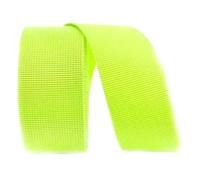 Nastro in nylon da 5 m, 20-50 mm, nastro in tela per cucire cinghie per zaino,Verde fluorescente,20 millimetri