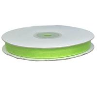 NASTRO IN ORGANZA 10 MM ROTOLO DA 50 METRI VERDE MELA