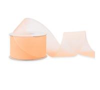 Nastro in organza, 38 mm x 25 m albicocca 714