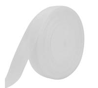 Nastro in organza bianco trasparente da 20 mm per confezioni regalo, nastro in chiffon trasparente da 45 m, per comunione, fiori, fai da te, torte