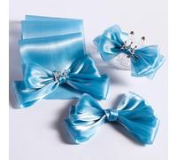 Nastro in organza, Nastro in organza di policotone da 22 iarde B06, larghezza 8 cm, for bouquet floreali, confezioni regalo for matrimoni