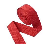 Nastro in poliestere e cotone, Nastro di cotone 10 metri 20-50mm 1.3mm Multicolor Canvas Bag Strap Abbigliamento Nastro nastro fai da te(Red,50mm)