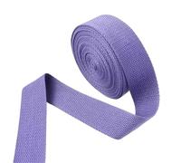 Nastro in poliestere e cotone, Nastro di cotone 10 metri 20-50mm 1.3mm Multicolor Canvas Bag Strap Abbigliamento Nastro nastro fai da te(Purple,25mm)