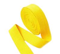 Nastro in poliestere e cotone, Nastro di cotone 10 metri 20-50mm 1.3mm Multicolor Canvas Bag Strap Abbigliamento Nastro nastro fai da te(Yellow,50mm)