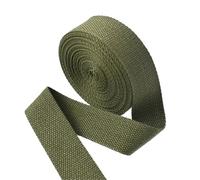 Nastro in poliestere e cotone, Nastro di cotone 10 metri 20-50mm 1.3mm Multicolor Canvas Bag Strap Abbigliamento Nastro nastro fai da te(Green1,20mm)