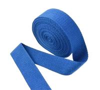 Nastro in poliestere e cotone, Nastro di cotone 10 metri 20-50mm 1.3mm Multicolor Canvas Bag Strap Abbigliamento Nastro nastro fai da te(Blue,50mm)
