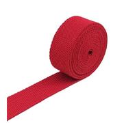 Nastro in poliestere e cotone, Nastro in tela di cotone multicolore 8 m 20-50 mm 2 mm(05Red,20mm)