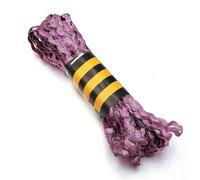 Nastro in poliestere multicolore da 5 mm, 15 iarde, nastri a zig zag, fai da te, materiale fatto a mano per decorazioni natalizie, feste di matrimonio, B, rosa, viola, 6 mm, 15 iarde