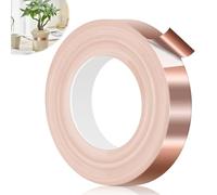Nastro in rame contro lumache, 50 mm x 30 m, schermatura elettrica EMI, nastro in rame autoadesivo, protezione contro lumache, per giardino