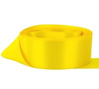 Nastro in raso satinato, 23 m, largo 20 mm, per fiocchi, regali, matrimoni, lavori artistici, grembiuli, progetti e decorazioni, diversi colori disponibili Molti colori disponibili., Yellow, 20 mm