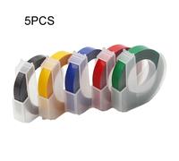 Nastro in rilievo alta qualità confezione da 5 rotoli per Dymo e per Motex E 30