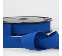 Nastro in twill di cotone, lunghezza 10 m, trama a spina di pesce, larghezza 25 mm, colore: blu reale Giddy Square