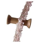 Nastro In Twill Nastro 2Yard 2cm Tweed Frange Trim Misto Nappa Trimming Accessorio da Cucito for Indumento Fai Te Vintage(Soft pink(2cm)